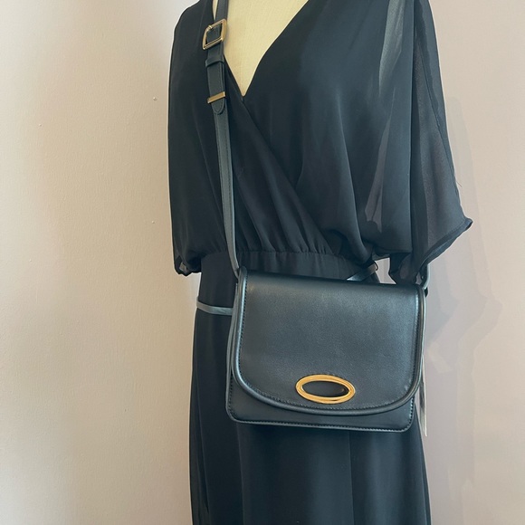 NWT Zara Leather Crossbody Bag - Picture 15 of 15